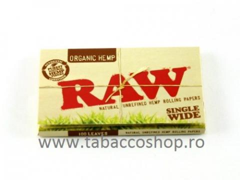 Foite tigari Raw Organic Single Wide 100 de la Maferdi Srl