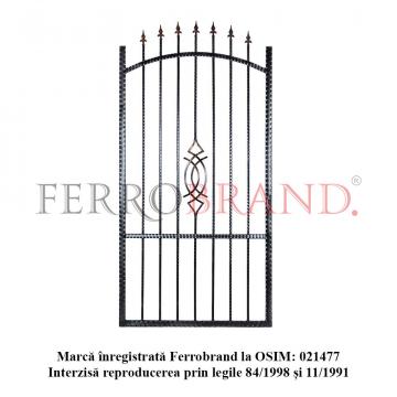 Poarta pietonala fier forjat Premium / Ferrobrand