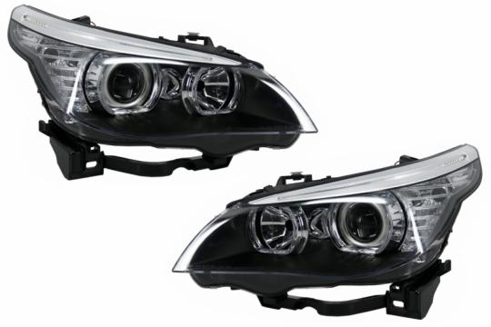 Faruri LED Angel Eyes compatibile cu Bmw Seria 5 E60 E61 de la Kit Xenon Tuning Srl