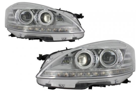 Faruri LED compatibile cu Mercedes W221 S-Class (2005-2009) de la Kit Xenon Tuning Srl