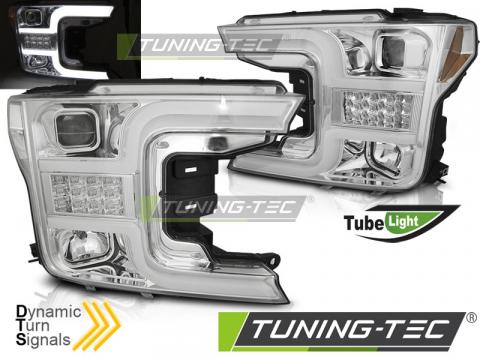Faruri Tube Light Crom compatibile cu Ford F150 MK13 17-20 de la Kit Xenon Tuning Srl
