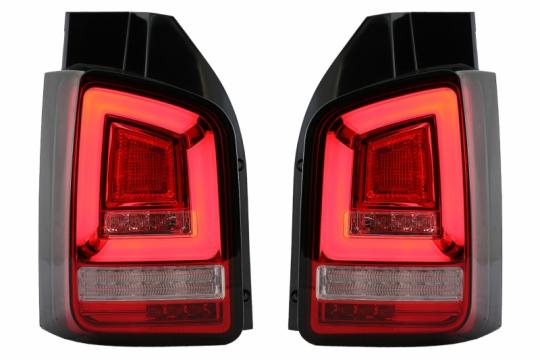 Stopuri Full LED rosu clar compatibile cu VW Transporter T5