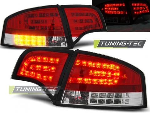 Stopuri LED compatibile cu Audi A4 B7 11.04-03.08 SEDAN Rosu