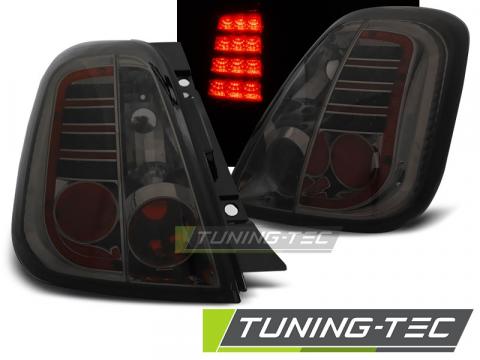 Stopuri LED compatibile cu Fiat 500 07- fumuriu LED