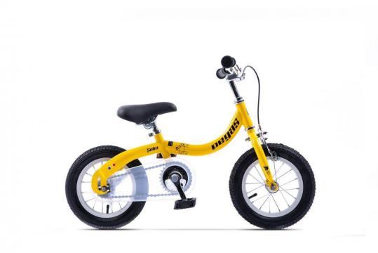 Bicicleta copii Soim 2in1 12'' galben de la Etoc Online