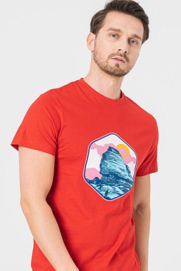 Tricou casual Sfinx barbati Red-L de la Etoc Online