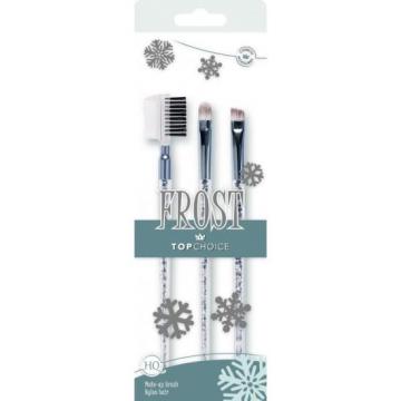 Set 3 pensule pentru machiaj Frost Top Choice 38273, 18 cm de la M & L Comimpex Const SRL