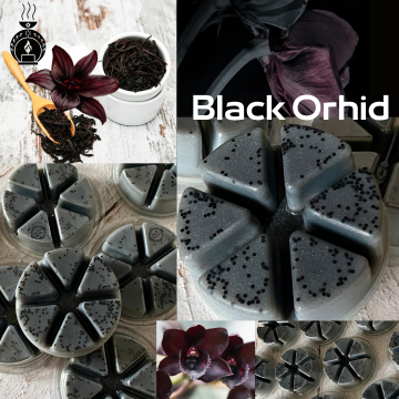 Ceara parfumata soia, aroma orhidee 50 gr - Black Orhid