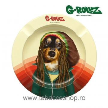Scrumiera metalica G-Rollz Pets Rock Reggae 13.5cm