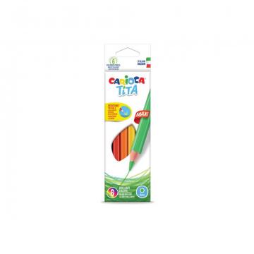 Creioane color Tita Maxi 6/set de la Sanito Distribution Srl