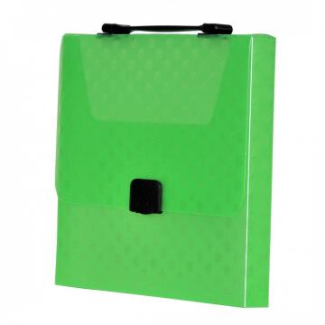 Geanta semitransparenta din plastic, verde, 330x240x35mm de la Sanito Distribution Srl