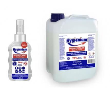 Solutie dezinfectanta pentru maini Hygienium de la MKD Professional Shop Srl