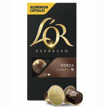 Capsule cafea L'Or Espresso Forza 10buc 52g de la KraftAdvertising Srl