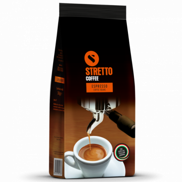 Cafea boabe Stretto Espresso Professional 1 kg de la KraftAdvertising Srl