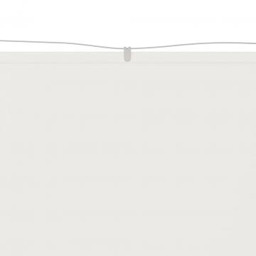 Copertina verticala, alb, 60x1000 cm, tesatura Oxford de la VidaXL