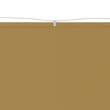Copertina verticala, bej, 100x800 cm, tesatura Oxford de la VidaXL