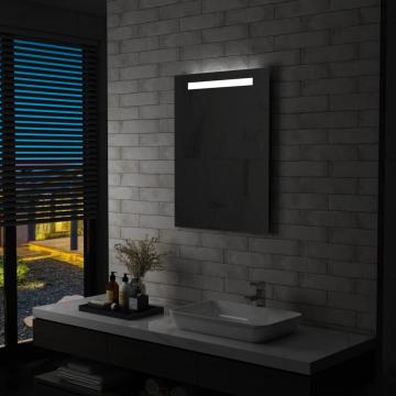 Oglinda cu LED de perete de baie, 60 x 80 cm de la VidaXL