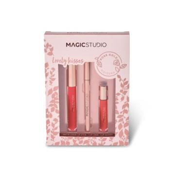 Trusa ingrijire buze Rose Gold Lips Magic Studio 11975 de la M & L Comimpex Const SRL