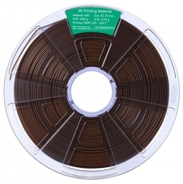 Filament ABS, maro (brown), 1.75mm, 1 kg de la Z Spot Media Srl