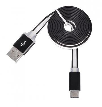 Cablu de date/incarcare Micro USB - C cu mufe metalice