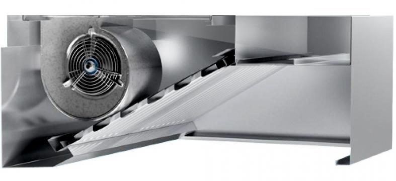 Hota din inox profesionala cubica 3000x1100 mm cu ventilator de la Clever Services SRL