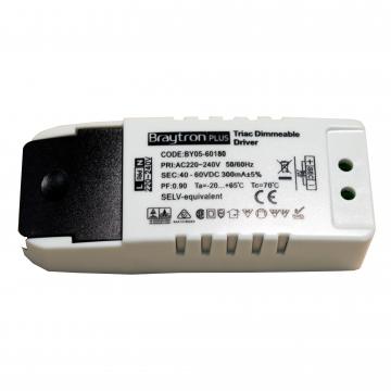 LED Driver 18W-300MA-IP20-Triac Dimabil Braytron P