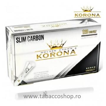 Tuburi tigari Korona Slim White Carbon 120