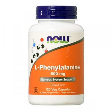 Supliment alimentar Now L-Phenylalanine 500mg 120 capsule de la Krill Oil Impex Srl