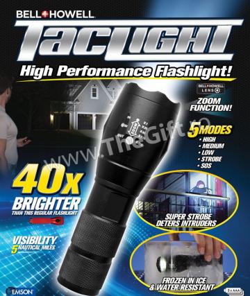 Lanterna profesionala TacLight 40X de la Thegift.ro - Cadouri Online