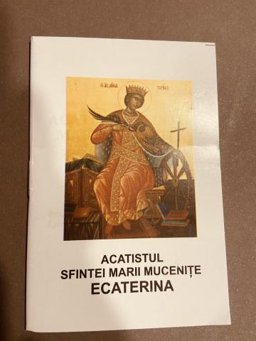 Carte, Acatistul Sfintei Marii Mucenite Ecaterina