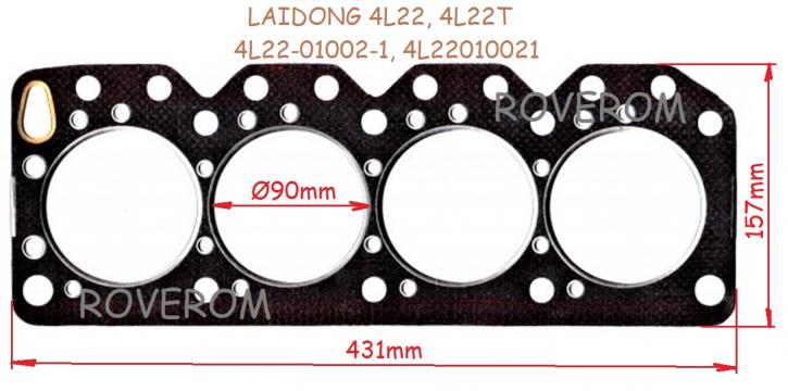 Garnitura chiuloasa Laidong 4L22, 4L22T, Foton FT354 de la Roverom Srl