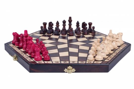 Set sah pentru 3 jucatori (mare) de la Chess Events Srl