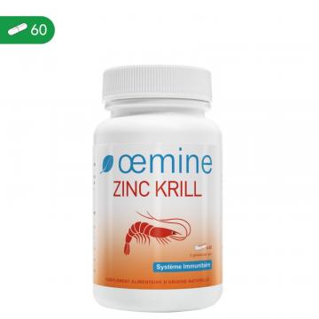 Supliment alimentar Oemine Zinc Krill, 60 gelule de la Krill Oil Impex Srl