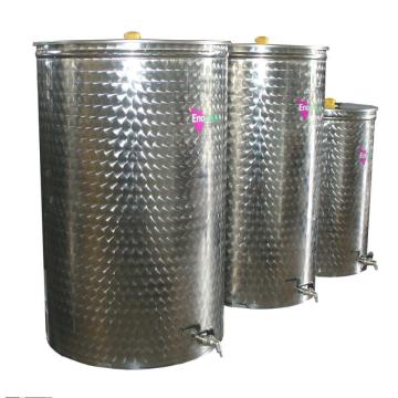 Cisterna inox cu capac de praf Eco Fpo 100 L