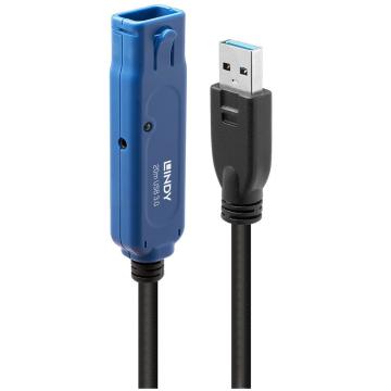 Cablu Lindy USB 3.0, Extensie Activ Pro, 20m, LY-43361