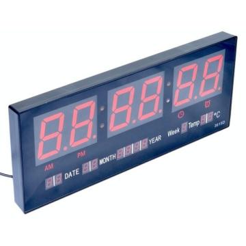 Ceas electronic de perete LED rosu cu afisaj termometru de la Startreduceri Exclusive Online Srl - Magazin Online Pentru C