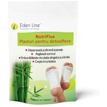 Plasturi pentru detoxifiere 10 bucati Eden Line NutriFlux de la Startreduceri Exclusive Online Srl - Magazin Online Pentru C