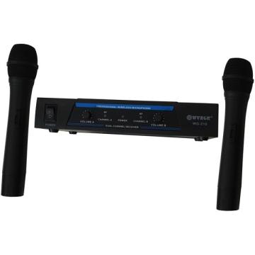 Set 2 microfoane wireless WVNGR NC-210, cu receptor si VHF