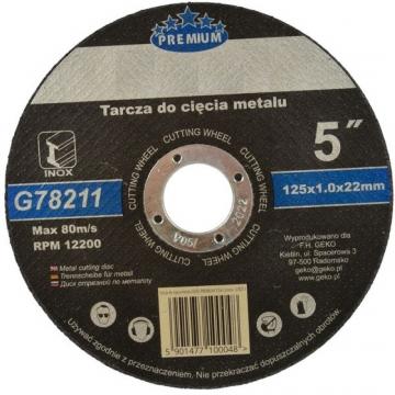Disc pentru taiere inox 125x1.0x22 mm