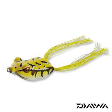 Naluca Daiwa Soft D-Frog 6cm galbena de la Pescar Expert