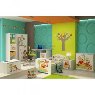 Mobilier camera pentru copii Winnie the Pooh Bianco