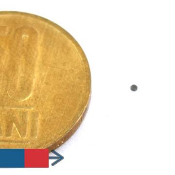 Magnet neodim disc 1 x 0,3 mm diametral