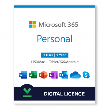 Licenta Microsoft 365 Personal (PC/Mac/Tablet) 1 an de la Digital Content Distribution LTD