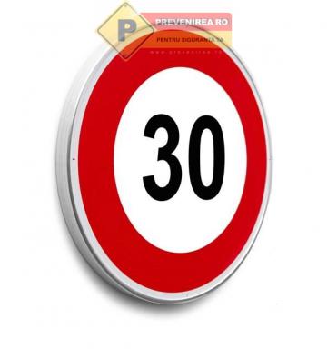 Indicatoare pentru limita de viteza la 30 km de la Prevenirea Pentru Siguranta Ta G.i. Srl