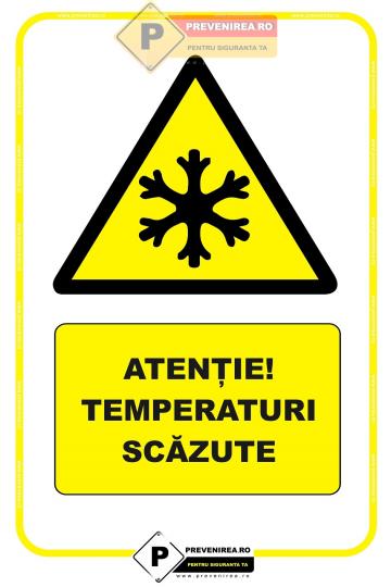 Indicatoare pentru temperaturi scazute de la Prevenirea Pentru Siguranta Ta G.i. Srl