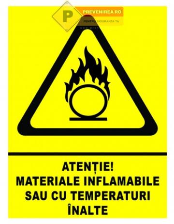 Indicator pentru material inflamabil de la Prevenirea Pentru Siguranta Ta G.i. Srl
