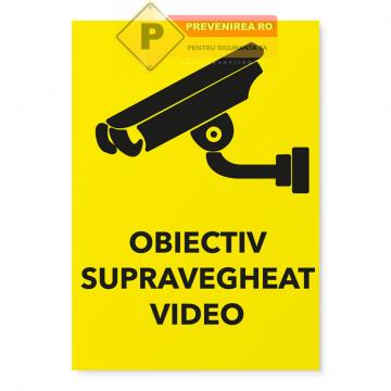 Indicator pentru semnalizare obiectiv supravegheat video de la Prevenirea Pentru Siguranta Ta G.i. Srl