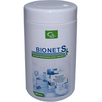 Servetele dezinfectante pentru suprafete Bionet S 150buc. de la Mezza Luna Srl.