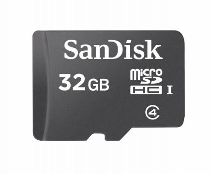 Card de memorie SanDisk MicroSDHC, 32GB, clasa 4