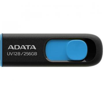 Memorie USB ADATA UV128, 128GB, USB 3.1, negru / albastru